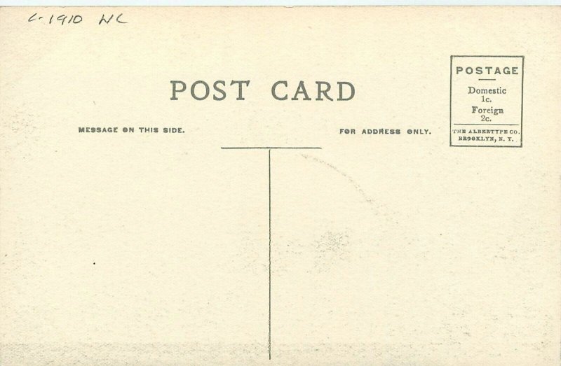Postcard C-1910 Manchester Vermont Village Green Wards Drug Store 24-6460