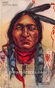 Chief Sitting Bull Indian Unused 