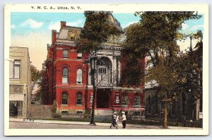 1900's Y.M.C.A. Building New York Historical Landmark Front View Posted Postcard