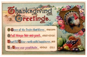 Thanksgiving  Turkey,  Poem