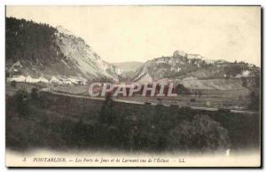 Old Postcard Pontarlier Les Forts de Joux and Larmont seen from Lock