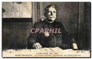 Old Postcard Army Campaign 1914 French Army the General Joffre Generalissime ...