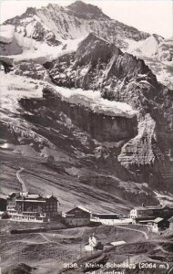 Switzerland Kleine Scheidegg mit Jungfrau Real Photo