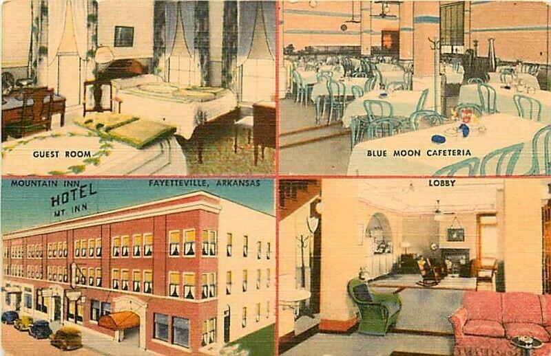 AR, Fayetteville, Arkansas, Mountain Inn Hotel, Multi View, MWM No. 2121