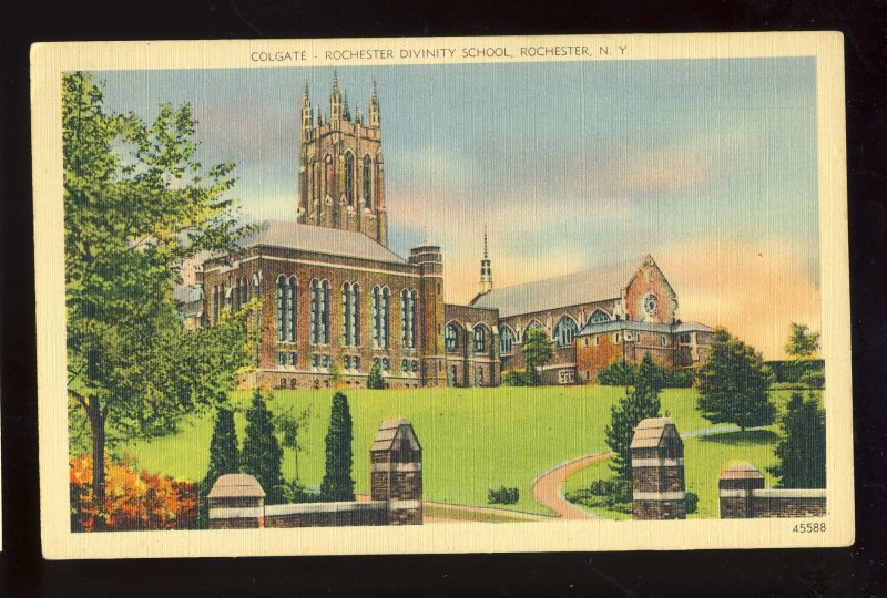 Rochester, New York/NY Postcard, Colgate-Rochester Divinity School