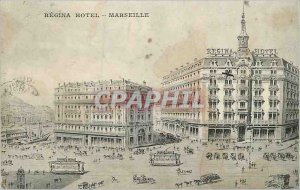 Old Postcard Regina Hotel Marseille