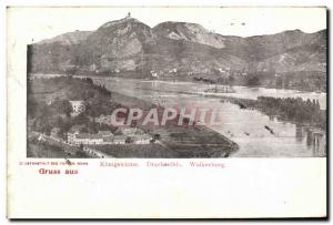 Postcard Old Knigswinter Drachenfels Wolkenburg