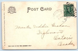 DETROIT, Michigan MI~Elks Temple WONDERLAND VAUDEVILLE THEATRE 1906 UDB Postcard