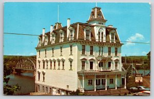 East Haddam Connecticut~Goodspeed Opera House~Bridge Bkgd~Vintage Postcard