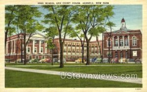 High School & Court House - Hornell, New York NY  