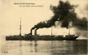 CPA AK La Ville de la Ciotat - Messages Miritimes SHIPS (911098)