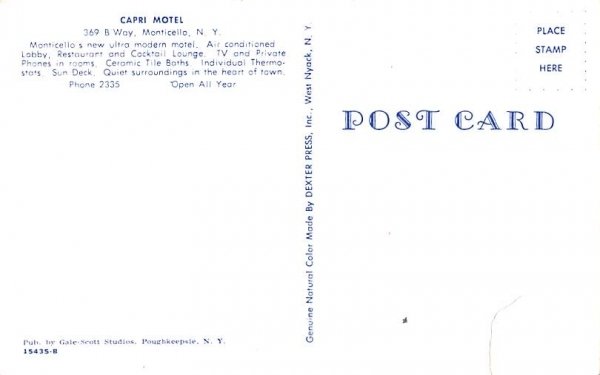 Capri Motel Monticello, New York