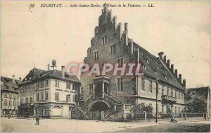 Old Postcard Selestat Salle Sainte Barbe Victory Square
