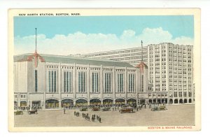 MA - Boston. New North Station, Boston & Maine Railroad