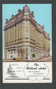 Ca 1936 Post Card Washington DC The Willard Hotel