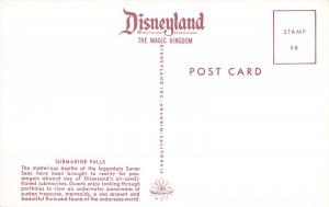 Disneyland Anaheim California c1960 Postcard Submarine Falls