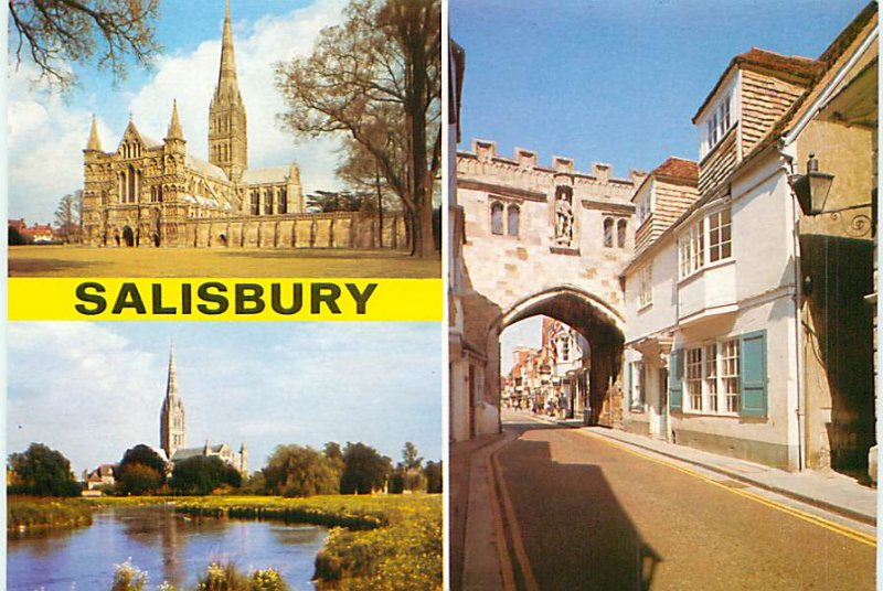 Buy Postcard Salisbury Wiltshire North gate cathredral England