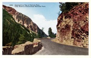 WY - Yellowstone National Park. Approach to Top of Sylvan Pass