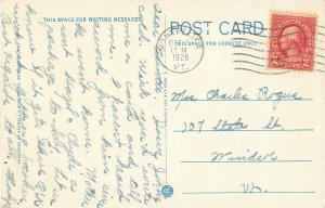 Montpelier Vermont Post Office & Courthouse White Postmarked 1928