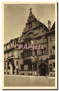 Old Postcard Colmar House of heads or Kopfhaus