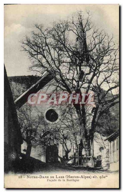 Old Postcard Our Lady of Laus Hautes Alpes Hautes Alpes Facade of the Basilica