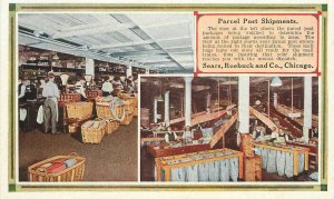 Postcard C-1910 Sears Shipping Department advertising 23-3564