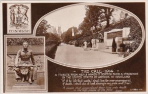 Scotland Edinburgh The Call 1914 Real Photo