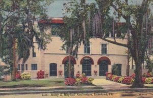 Florida Lakeland Harry S Mayhall Auditorium 1949 Curteich