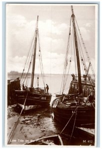 c1920's Low Tide on the Forth Alloa Clackmannanshire Scotland Postcard