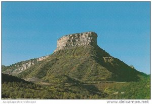 Colorado Mesa Verde National Park Point Lookout Dominates The Entrance To Mes...