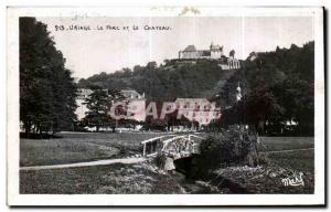 Old Postcard Uriage Park And Chateau