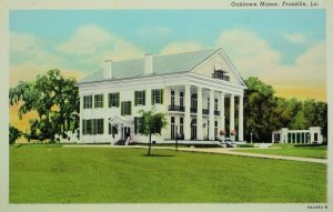 Oaklawn Manor, Franklin, La. Vintage Postcard P58