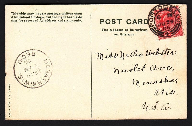 First Name Nellie Postcard 5969