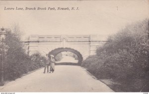 NEWARK, New Jersey, 1900-1910s, Lovers Lane, Branch Brook Park