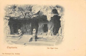 Elephanta, The Tiger Cave India? ca 1900s Antique Vintage Postcard