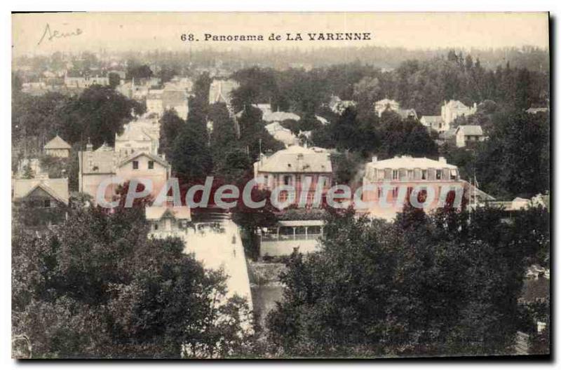 Old Postcard Panorama THE Varenne