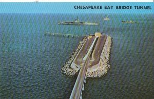 America Postcard - Chesapeake Bay Bridge Tunnel - Virginia   U1315