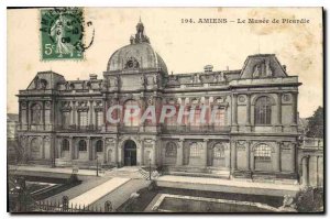 Old Postcard The Museum of Amiens Picardie