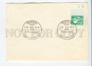 291869 EAST GERMANY GDR 1983 philatelic card Wurzen Ioachim Ringelnatz