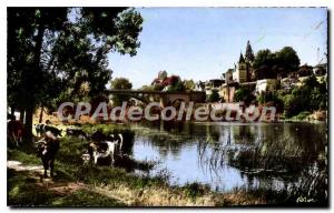 Old Postcard La Roche Posay les Bains (Vienna) The Val de Creuse