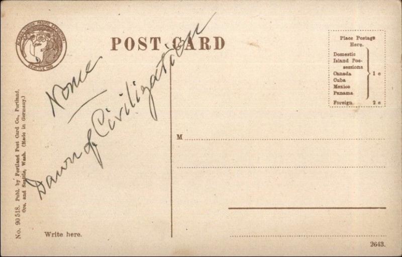 Nome AK Eskimo Mother & Child Ethnography c1910 Postcard