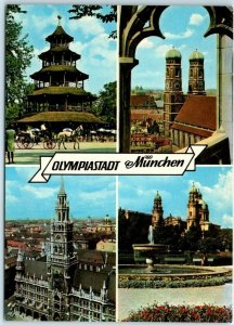 Postcard - Olympic City - Munich, Germany