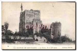 Postcard Ancient Ruins Chateau de Montbazon