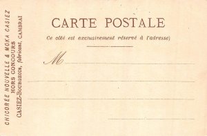 Fantasy Humanized Dogs Caring Luggage Anthropomorphic postcard  B927