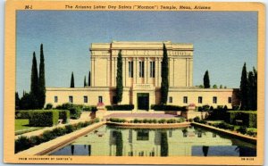 Postcard - The Arizona Latter Day Saints (Mormon) Temple - Mesa, Arizona