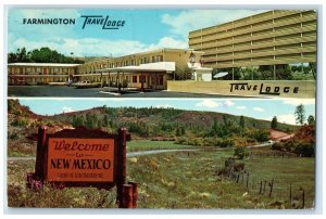 1972 Farmington Travel Lodge Exterior View Albuquerque New Mexico NM Postcard