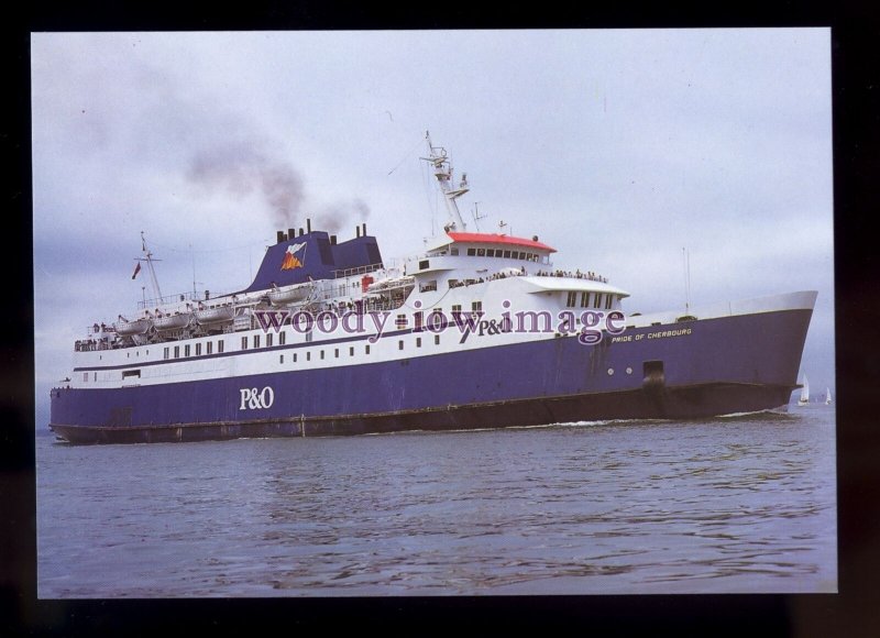 FE3023 - P&O Ferry - Pride of Cherbourg , built 1976 - postcard