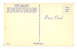 NM - Ruidoso. Main Street ca 1968