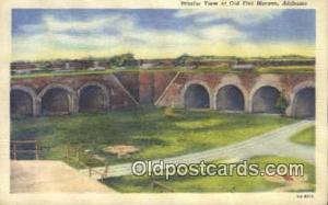 Old Fort Morgan, AL Post Card     ;     Old Fort Morgan, Alabama Old Fort Mor...