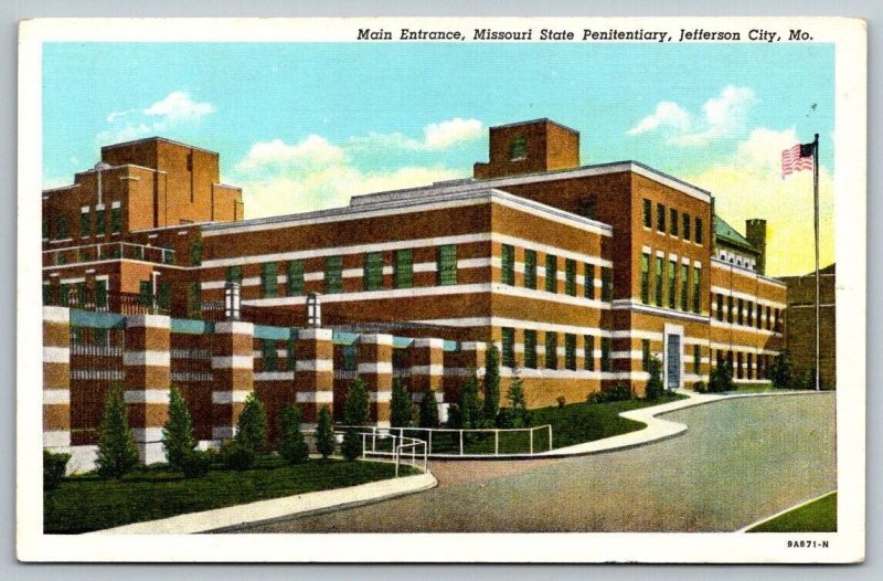 Vintage Missouri Postcard - State Penitentiary    Jefferson City